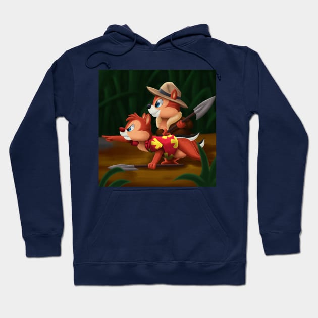 Chip 'n' Dale Hoodie by JonWKhoo